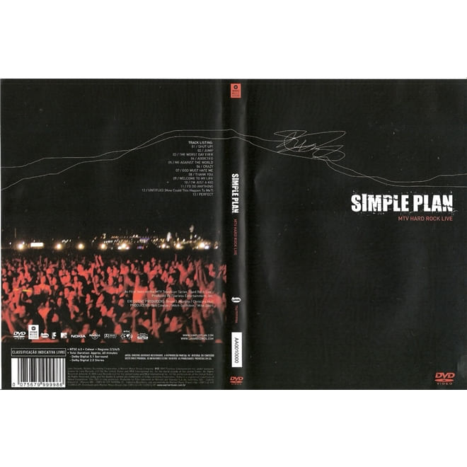 dvd-simple-plan-mtv-hard-rock-live