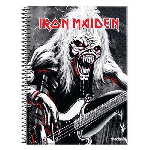 Caderno Iron Maiden Fear Of The Dark (Baixo) 1 Matéria