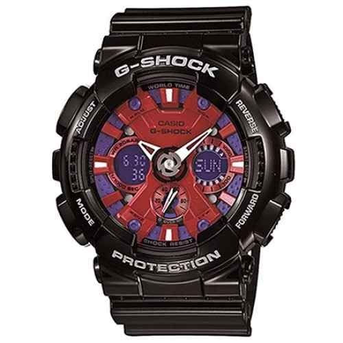 Relógio Casio G Shock Preto Vermelho GA-120B-1A