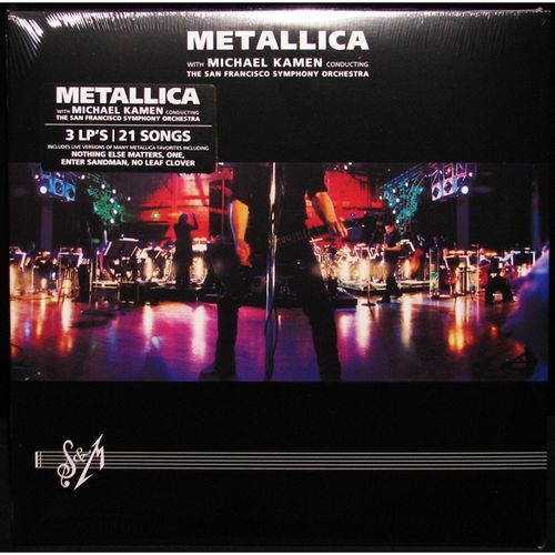 Vinil Metallica With Michael Kamen The San Francisco Symphony Orchestra 3 Discos