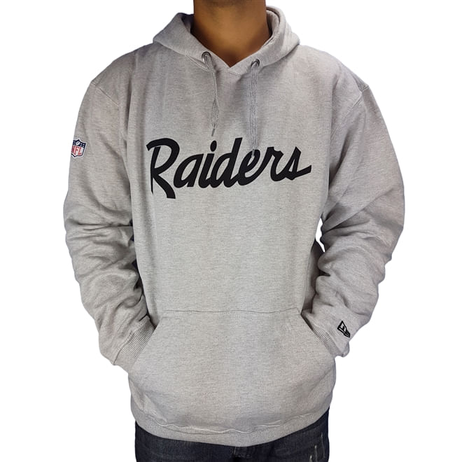 Moletom raiders hot sale cinza