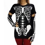 camiseta-manga-longa-esqueleto-preto