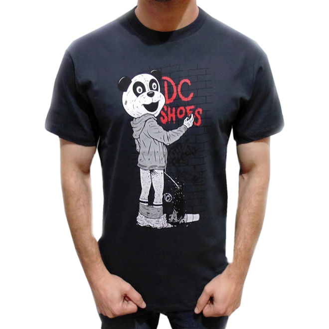 camiseta-dc-core-cliver-panda-cinza