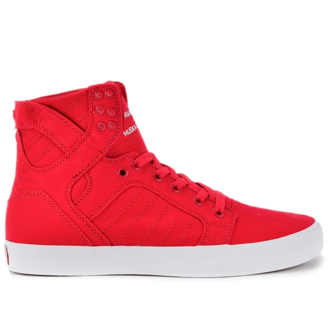 Supra skytop sale vermelho