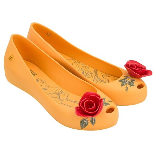 Melissa Ultragirl + The Beauty and The Beast amarelo L165b