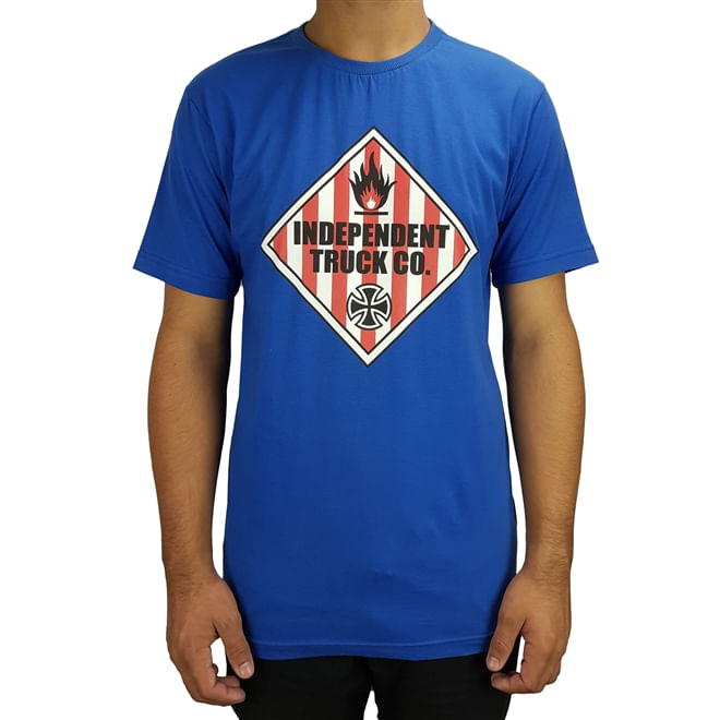 camiseta-independent-warning-azul