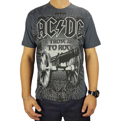 Camiseta Stamp Premium ACDC For Those About To Rock PRE013