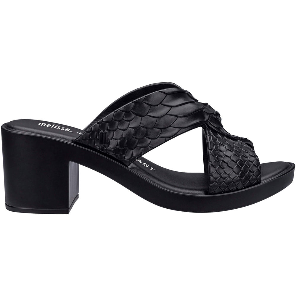 Melissa Python Heel Baja East Preto