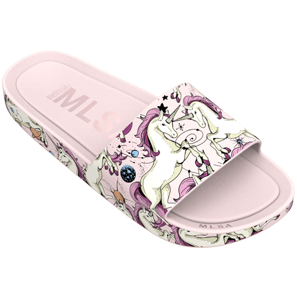 Melissa beach slide sandal on sale rainbow