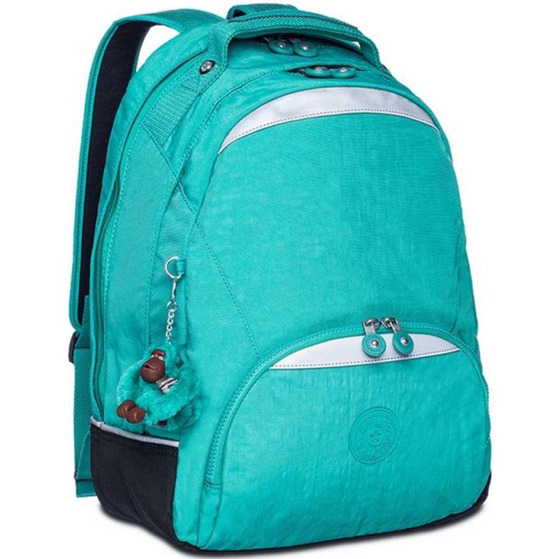 Mochila Kipling Stelba Escolar Verde Aqua Green