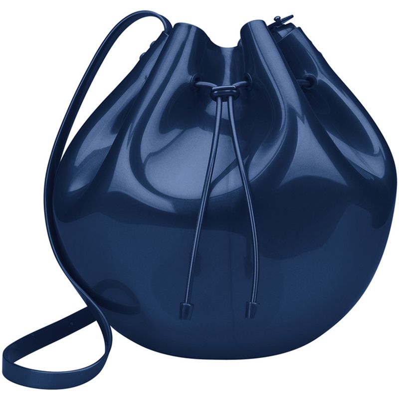 Bolsa-Melissa-Sac-Bag-Azul-Titanium-Metalico