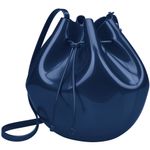 Bolsa-Melissa-Sac-Bag-Azul-Titanium-Metalico-