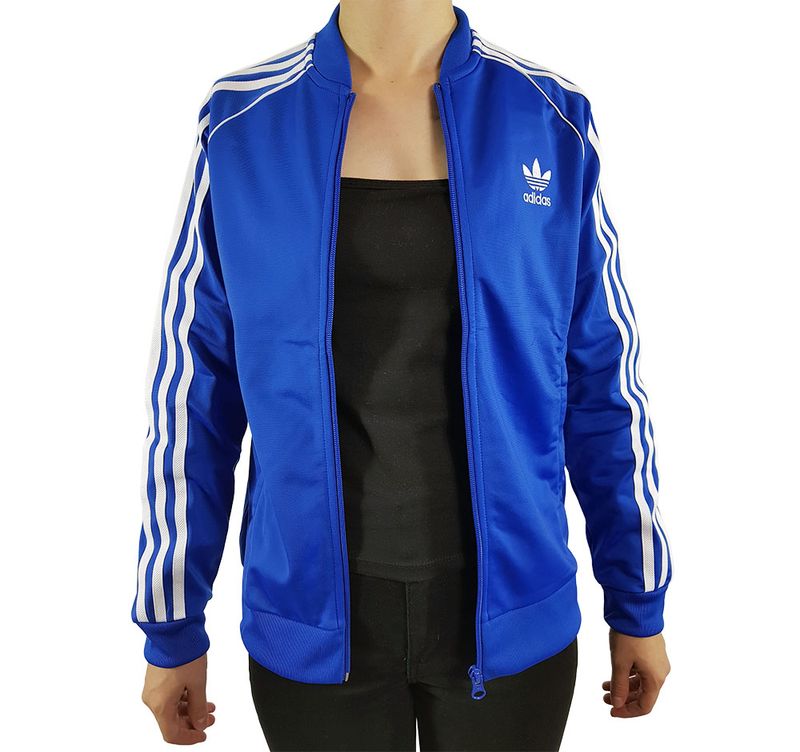 Jaqueta Adidas Juvenil Sst Top Azul