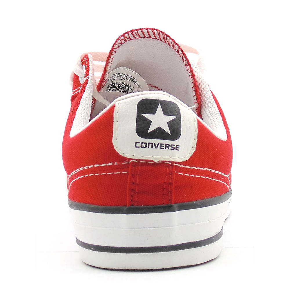 Tênis All Star Branco/vermelho/mho - Frank Chaves Calçados
