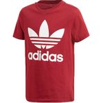 Camiseta-Adidas-Trefoil-Juvenil-Burgundy