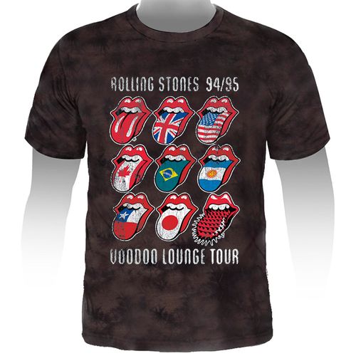 Camiseta Stamp Especial Rolling Stones Voodoo Lounge Tour MCE149