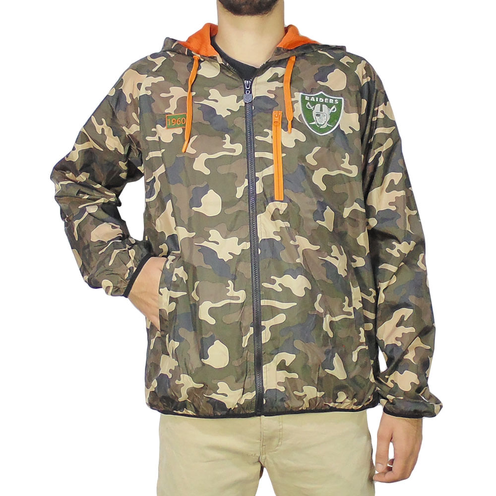 Jaqueta corta vento hot sale new era camuflada