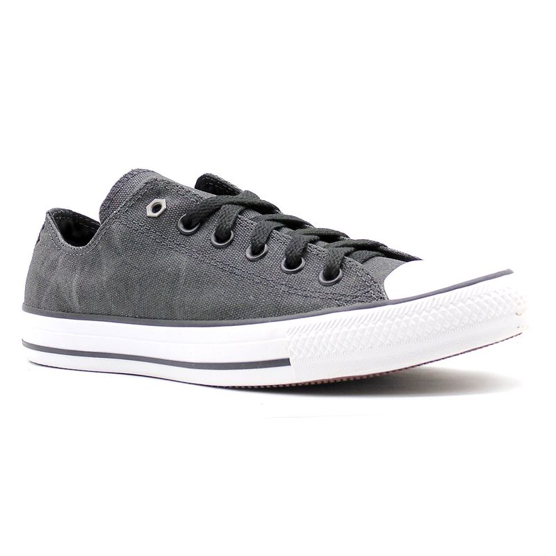 Tênis Converse All Star Cano Baixo Monochrome Preto