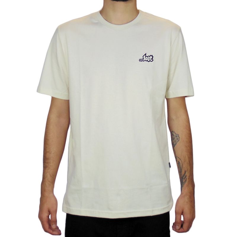 Camiseta-Lost-Skull-Beach-Branco-Vintage