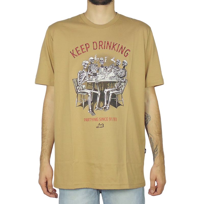 Camiseta-Lost-Keep-Drinking-Capuccino