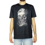 Camiseta-Lost-Basica-Skull-Preto
