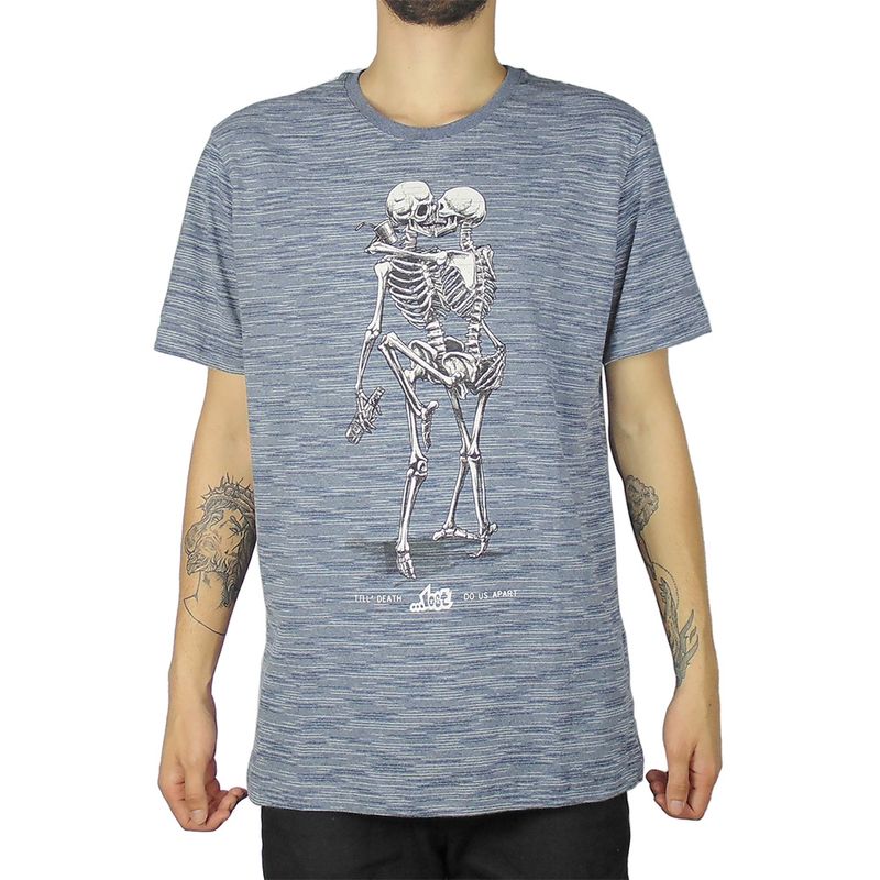 Camiseta-Lost-Skull-Lovers-Marinho