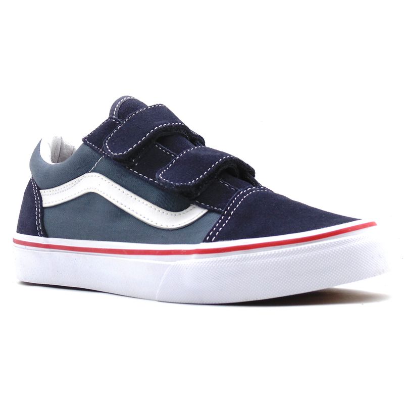 Tênis Infantil Vans Old Skool Azul e Azul Velcro V - Laranjeiras Kids