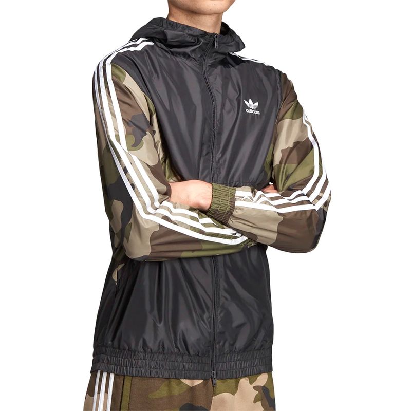 Blusa corta vento adidas 2024 camuflada