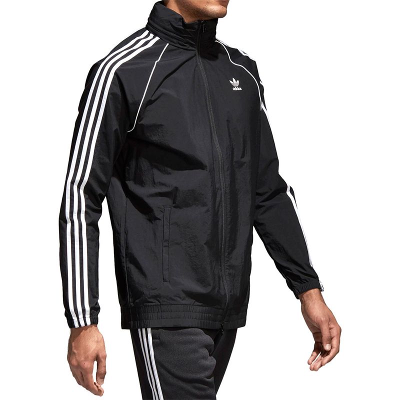 Jaqueta corta best sale vento adidas preta