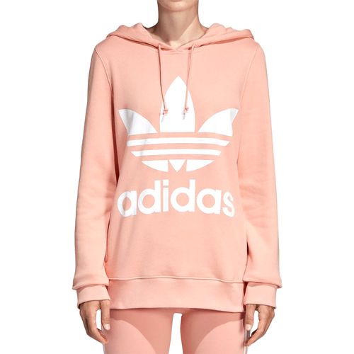 Blusa Adidas Capuz Trefoil Hoodie Dusk Pink