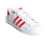T nis Adidas Superstar W Branco Vermelho