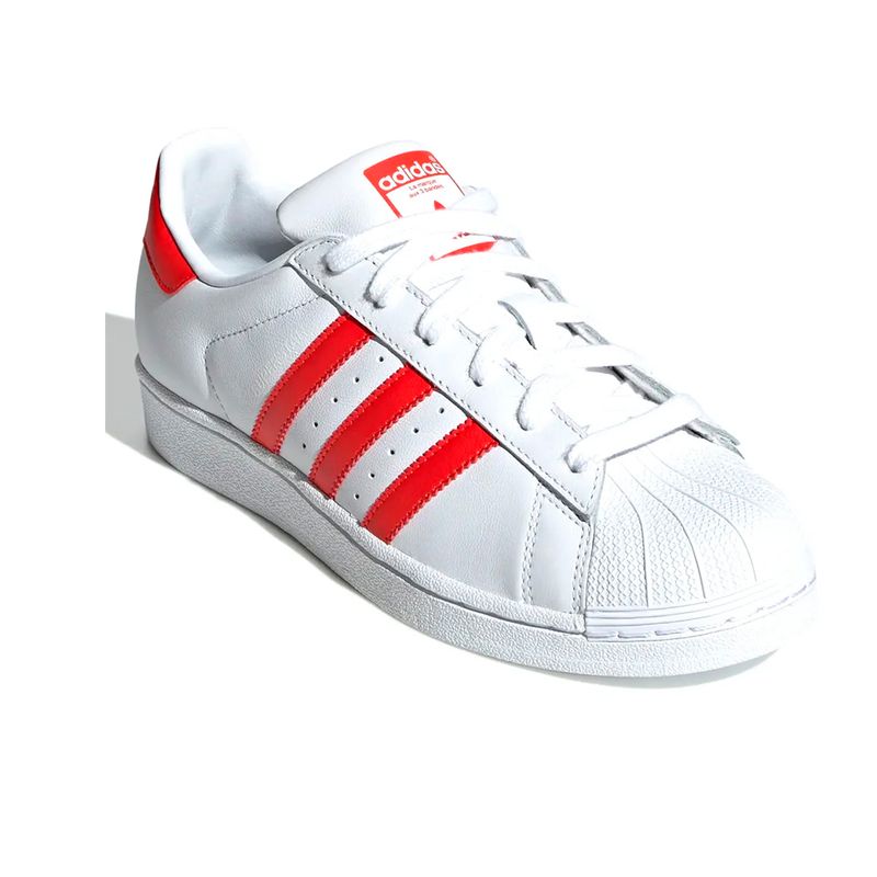 Tenis adidas hot sale branco com vermelho