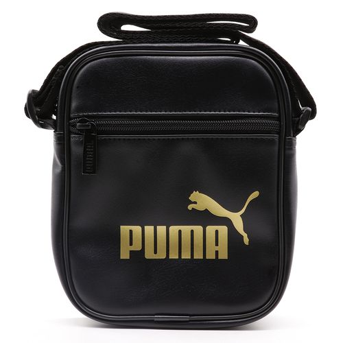 Shoulder Bag Puma Core Up Portable - Preta/Dourado