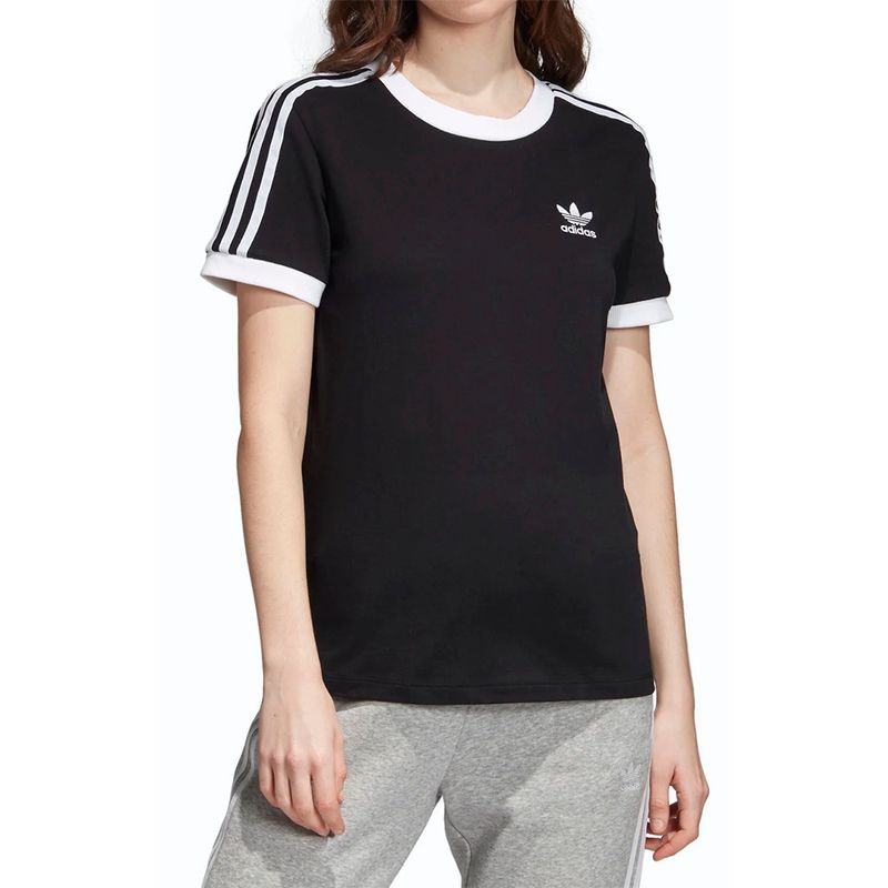 Camiseta adidas Sportswear 3 Stripes Preta - Compre Agora