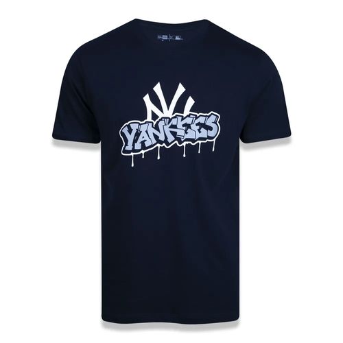 Camiseta New Era Arte Grafite New York Yankees - Marinho