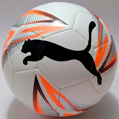 Bola Puma De Futebol Play Big Cat Ball – Branca/Laranja 0832906