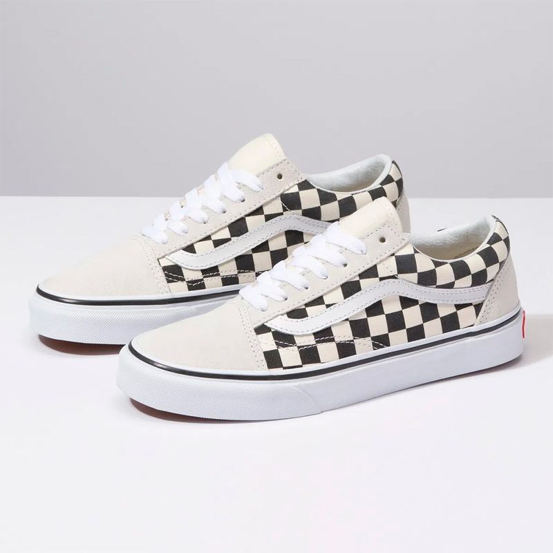 Vans old store skool preto quadriculado