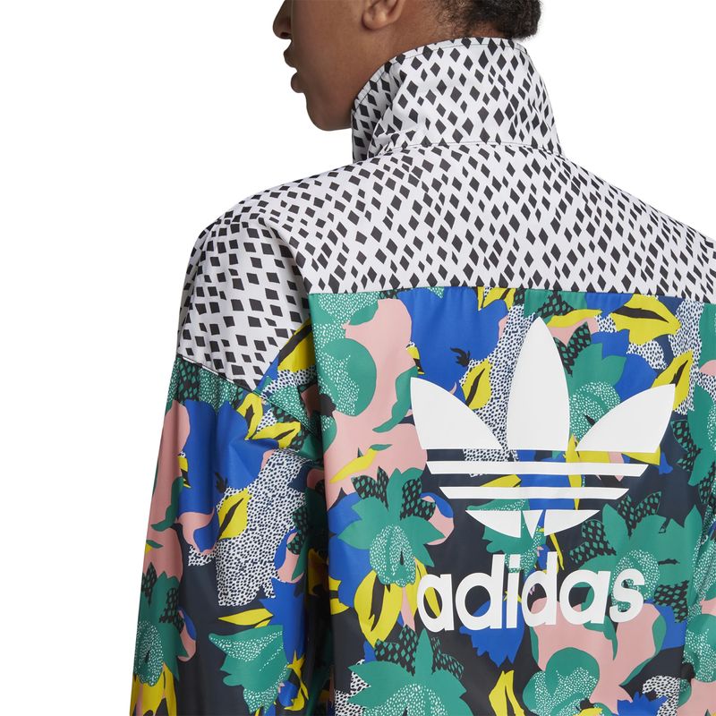 Corta vento floral store adidas