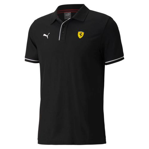 Camiseta Polo Puma Ferrari Racing - Preto