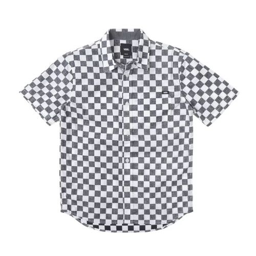 Camisa Vans Cypress Checker II SS Infantil - Preto/Branco
