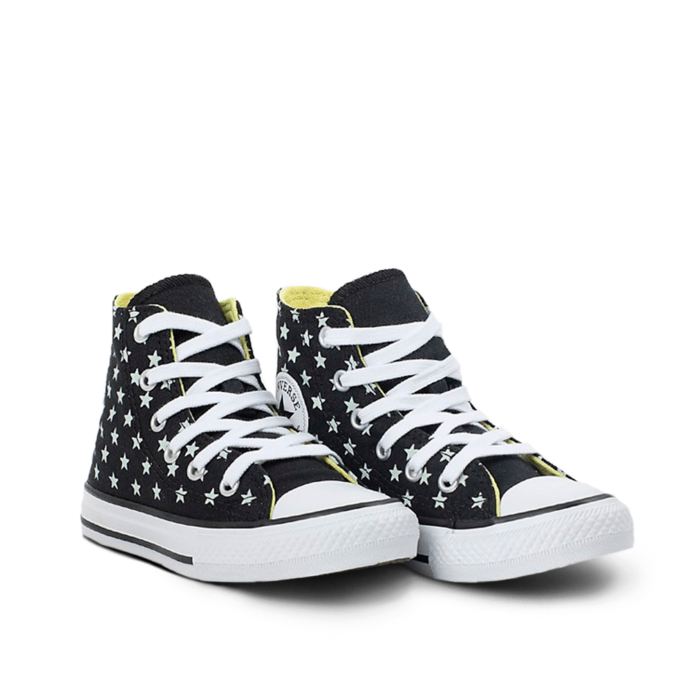 Tenis All Star Infantil Chuck Taylor Cano Médio - Estrelinha/Preto