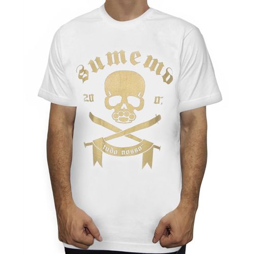Camiseta Sumemo Caveira  - Dourada
