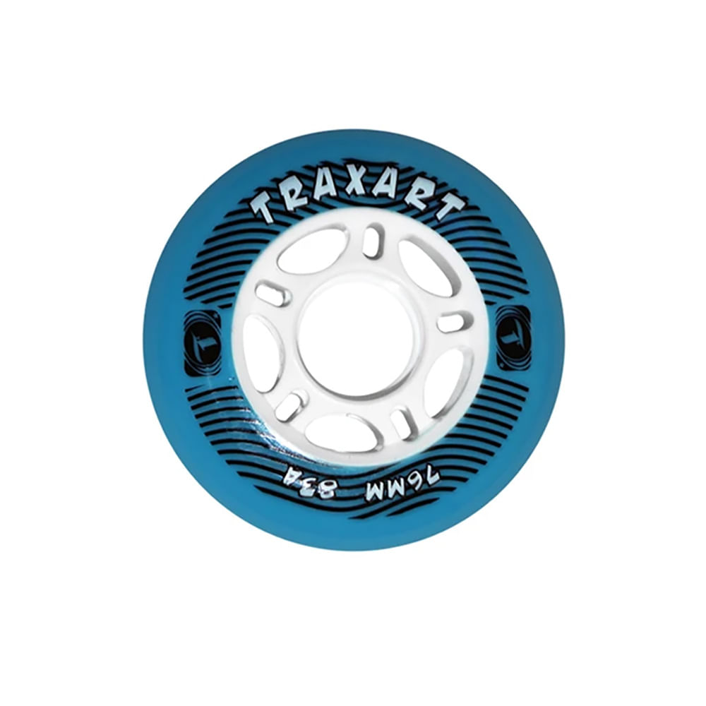 Jogo De Rodas Freestyle Traxart- Branco /Azul 5088-dx064 - galleryrock