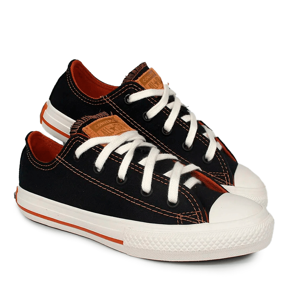 All star preto sales e laranja