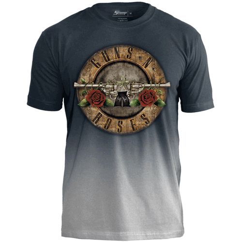 Camiseta Stamp Especial Guns N' Roses Bullet Logo MCE210