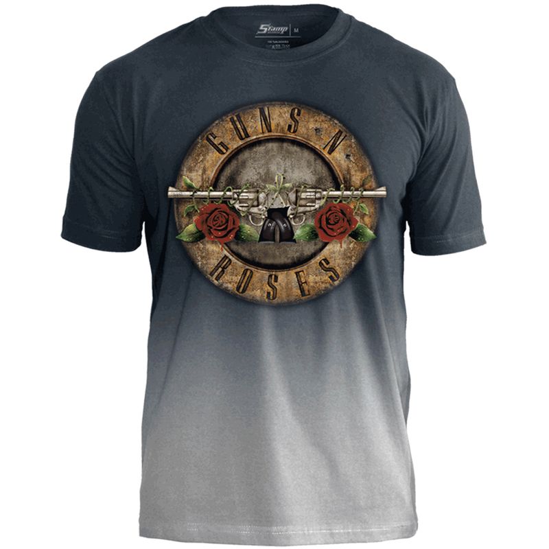 camiseta-stamp-especial-guns-n-roses-bullet-logo-mce110