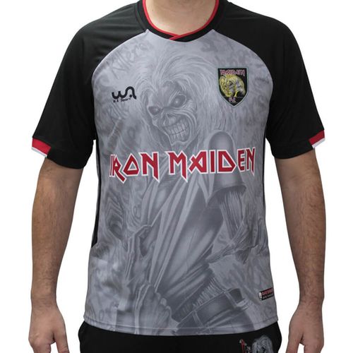 Camiseta Wa Sport Futebol Iron Maiden Killers - Cinza