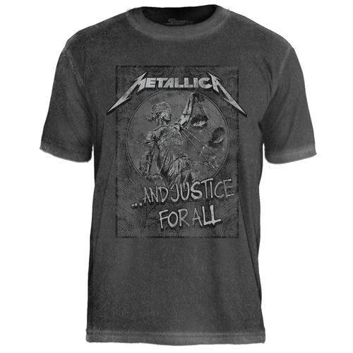 Camiseta Stamp Especial Metallica Justice For All MCE223