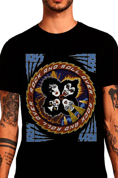 Camiseta Consulado Do Rock Kiss - Rock And Roll Over OF0127