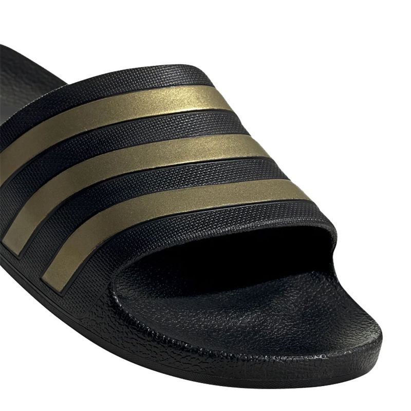 Chinelo Adidas Adilette Aqua U Preto Dourado